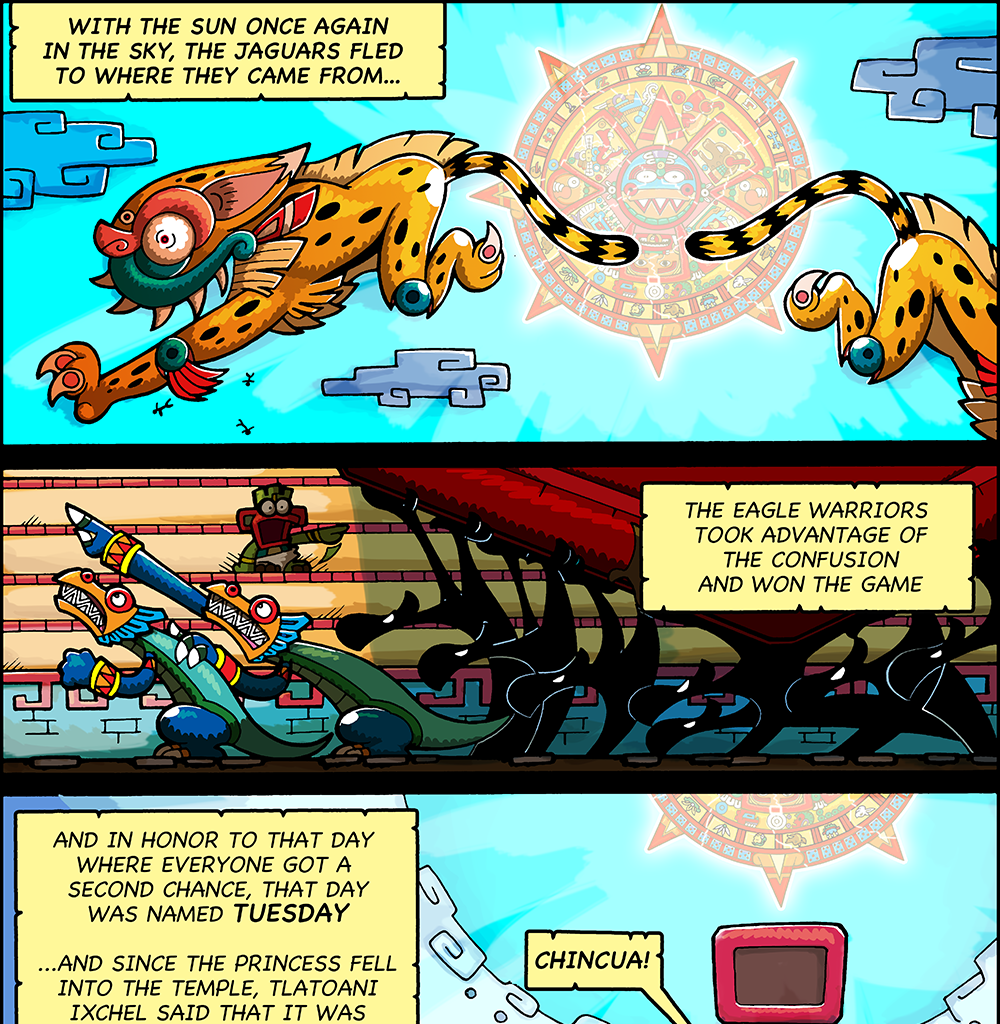 Macoatl - Episode 92, Page 1: The sun and the jaguars 72